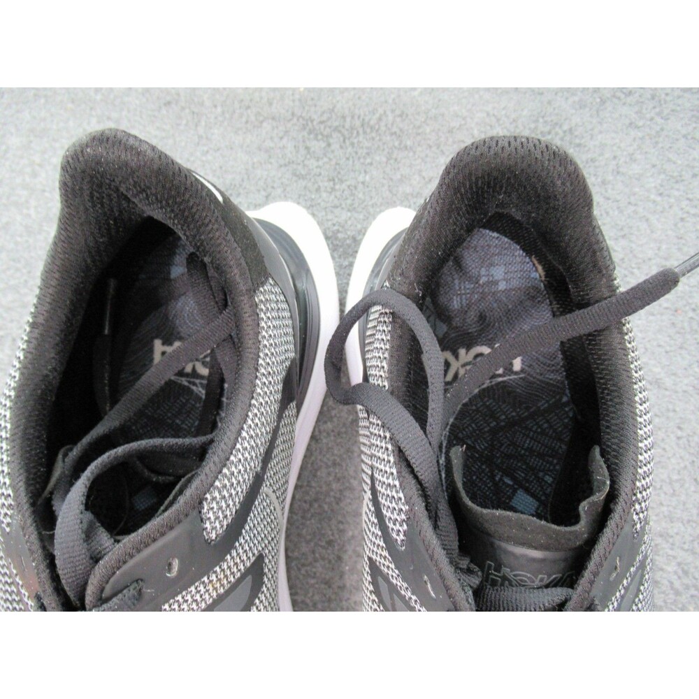 Hoka One One U Transport X Shoes Mens Sz 10 Black White #1152450 Sneakers - Picture 8 of 13